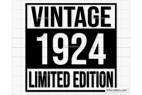 Download Vintage 1924 Png Svg, 98th Birthday Svg - Premium Resources