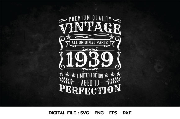 Download Birthday Vintage 1939 Svg - Premium Resources