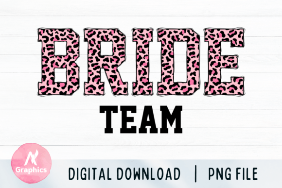 Download Bride Team Sublimation PNG Pink Leopard - Bride Collection