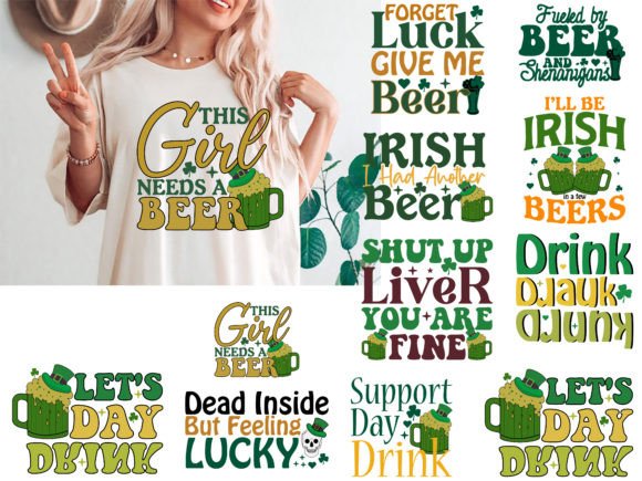Download Lucky St. Patrick's Day T-shirt Bundle - St. patrick's day Collection